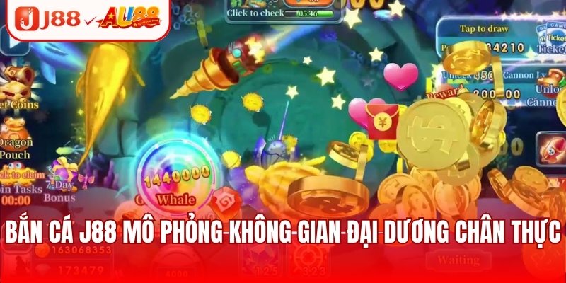 Bắn cá J88 mô phỏng không gian đại dương chân thực